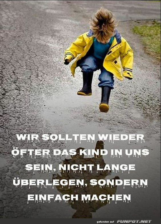 Wir sollten wieder fter unser Kind zeigen