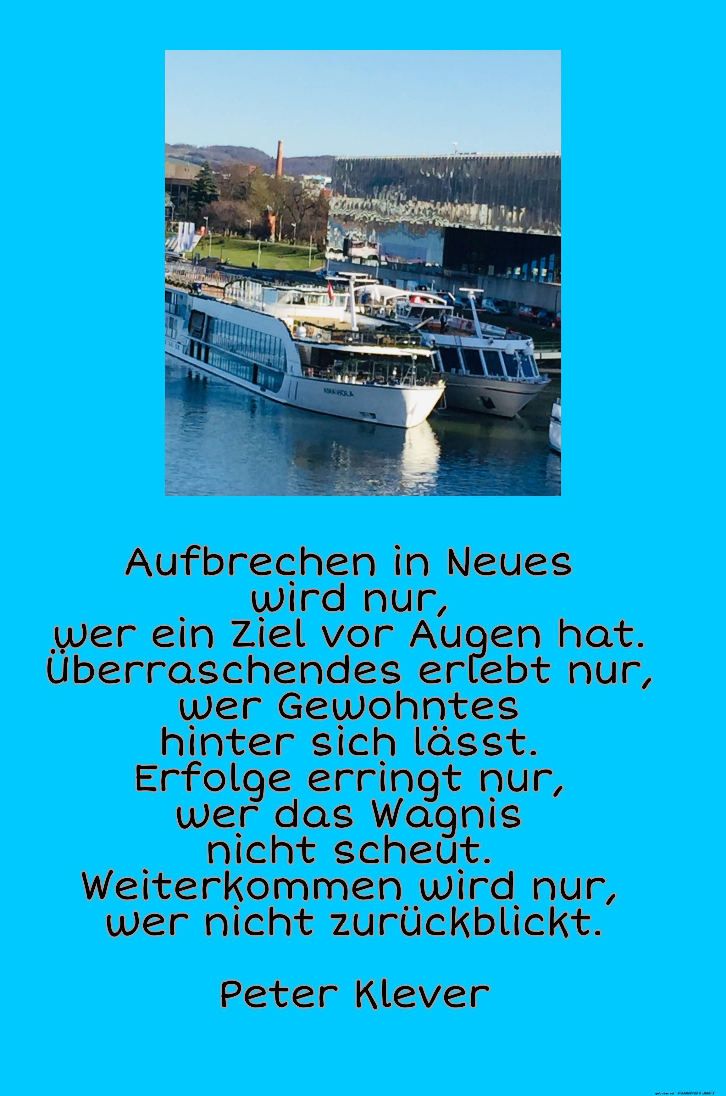 Aufbrechen in Neues