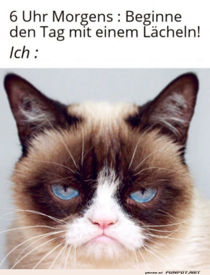 Beginne den Tag mit einem Lcheln