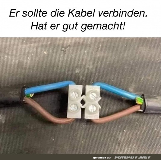 Kabel verbinden