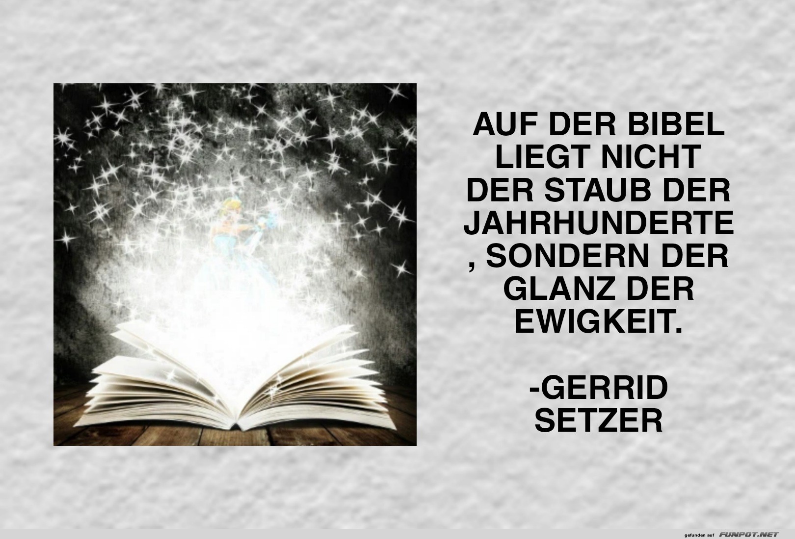 Auf der Bibel