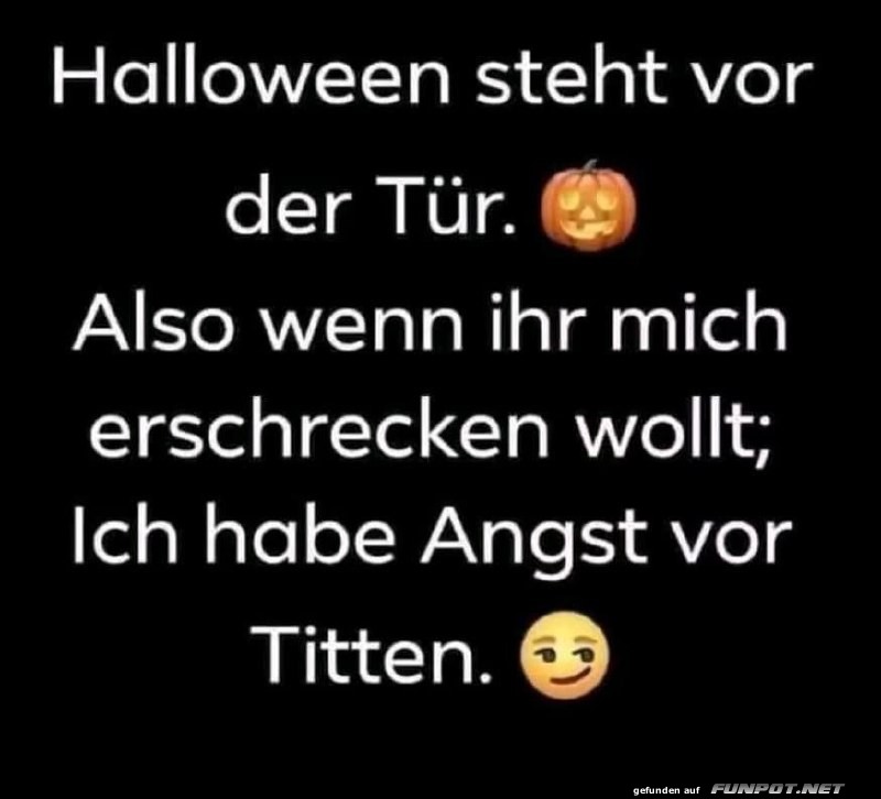 Halloween steht vor der Tr