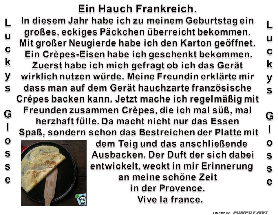 Ein Hauch von Frankreich