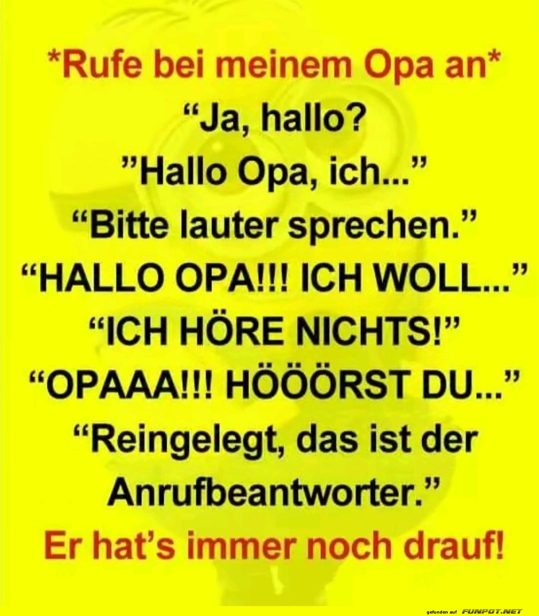 Hallo Opa