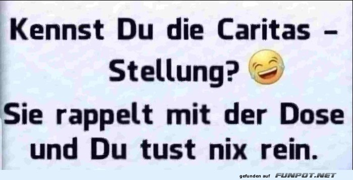 Caritas Stellung