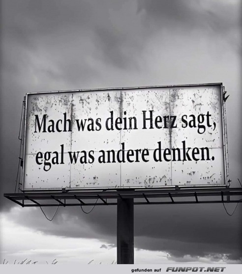 Mach was dein Herz sagt