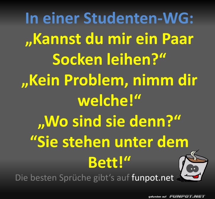 In einer Studenten-WG