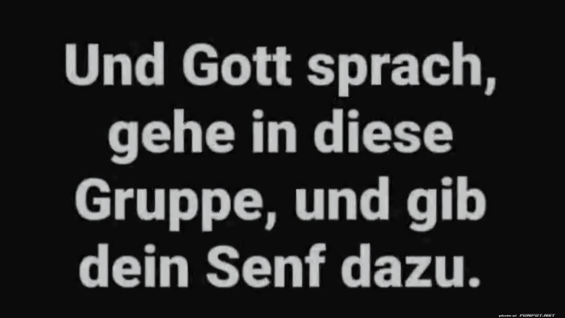 Gott sprach