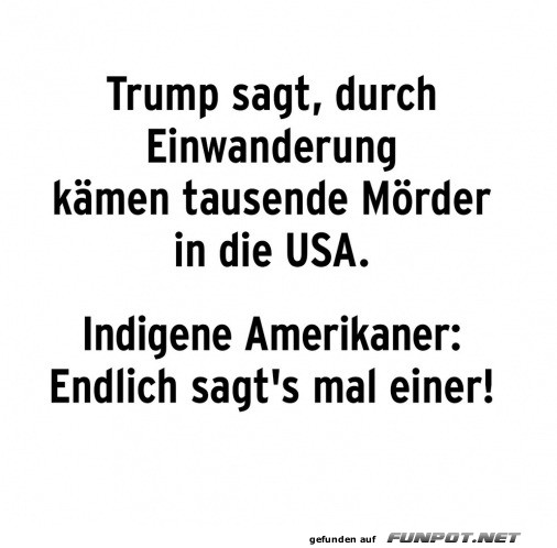 Trump sagt