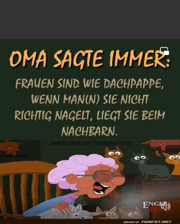 Oma sagt immer