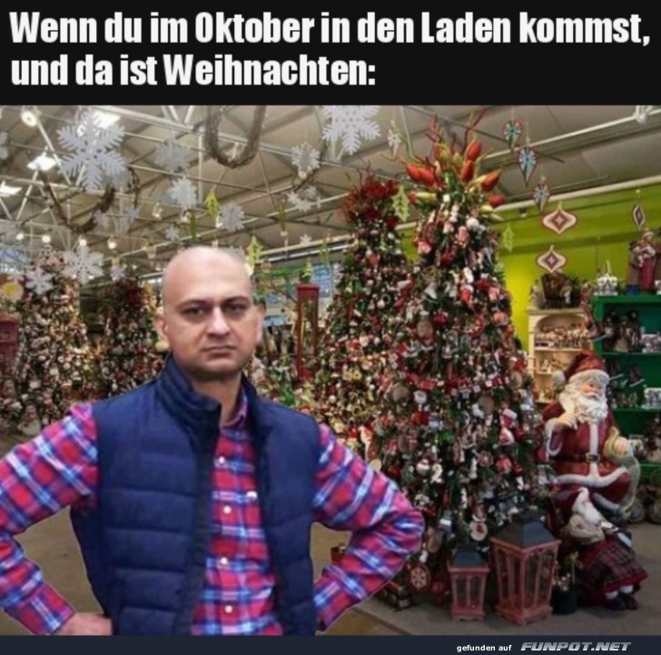 Weihnachten im Oktober