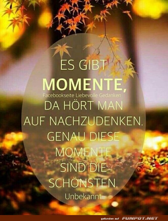 Es gibt Momente