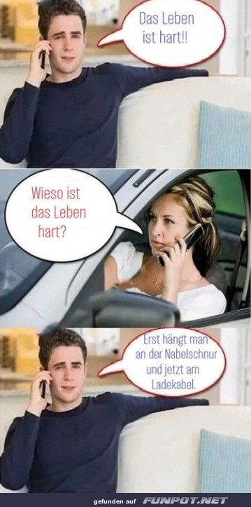 Das Leben ist hart