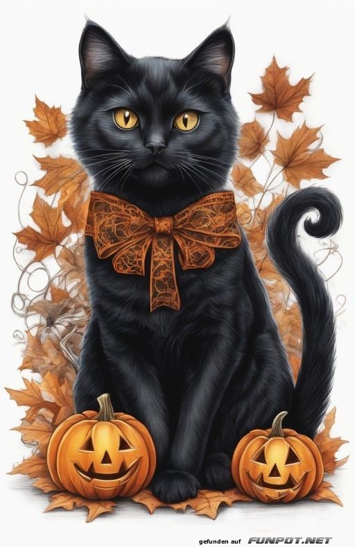 Halloween-Katze