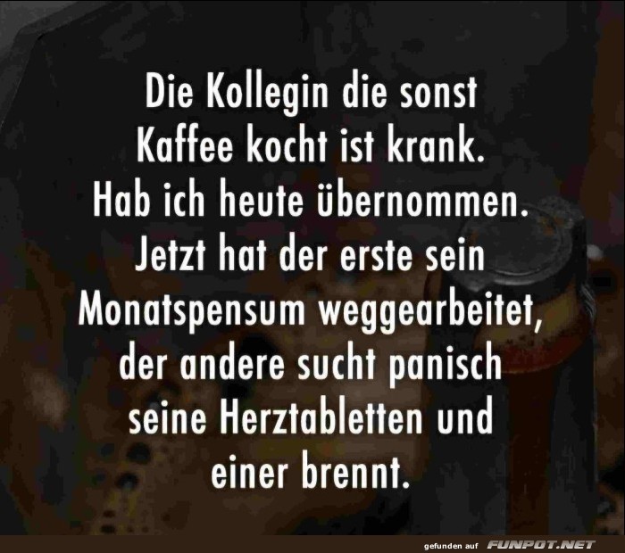 Kaffee kochen