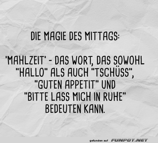 Magie des Mittags Magie des Mittags