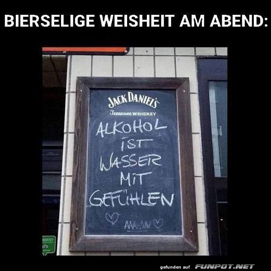 Bierselige Weisheit