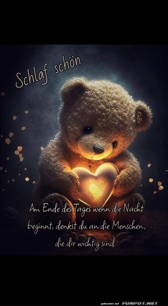Am Ende des Tages wenn die Nacht beginnt