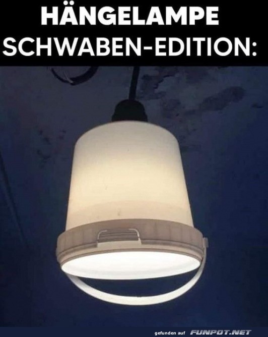 Schwbische Hngelampe