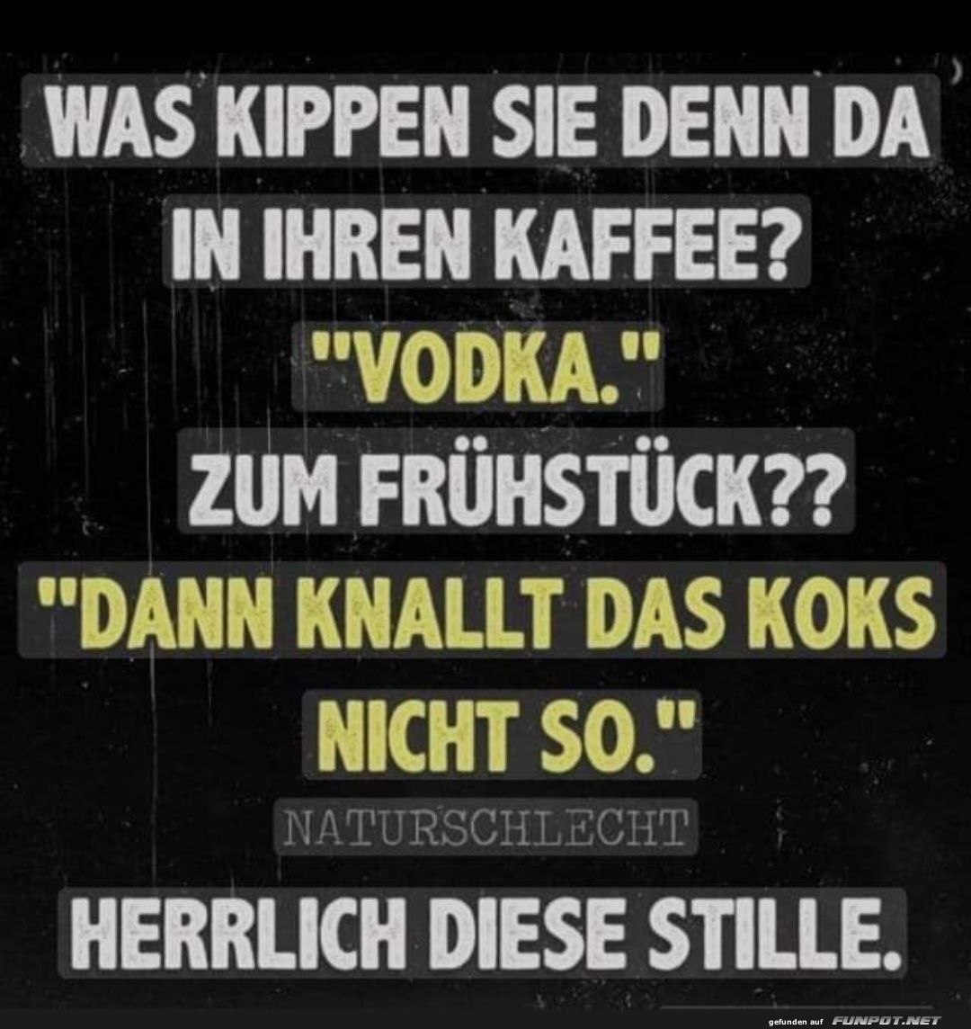 Herrlich diese Stille