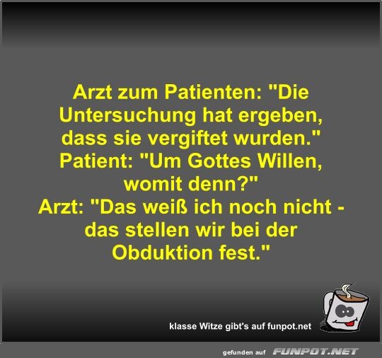 Arzt zum Patienten