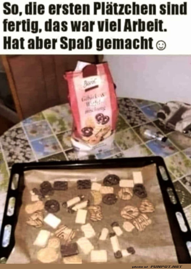 Die ersten Pltzchen