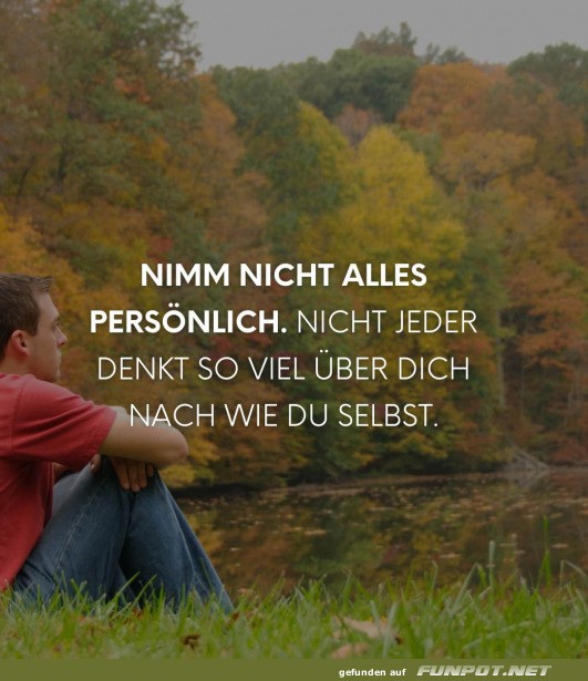 Nimm nicht alles persnlich