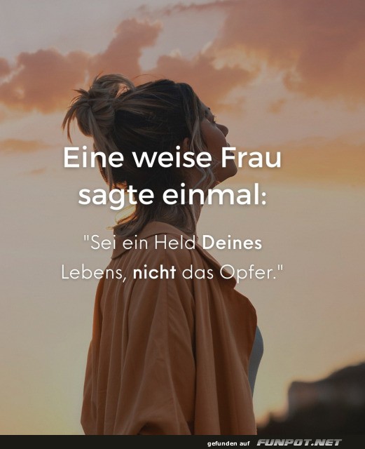 Eine weise Frau