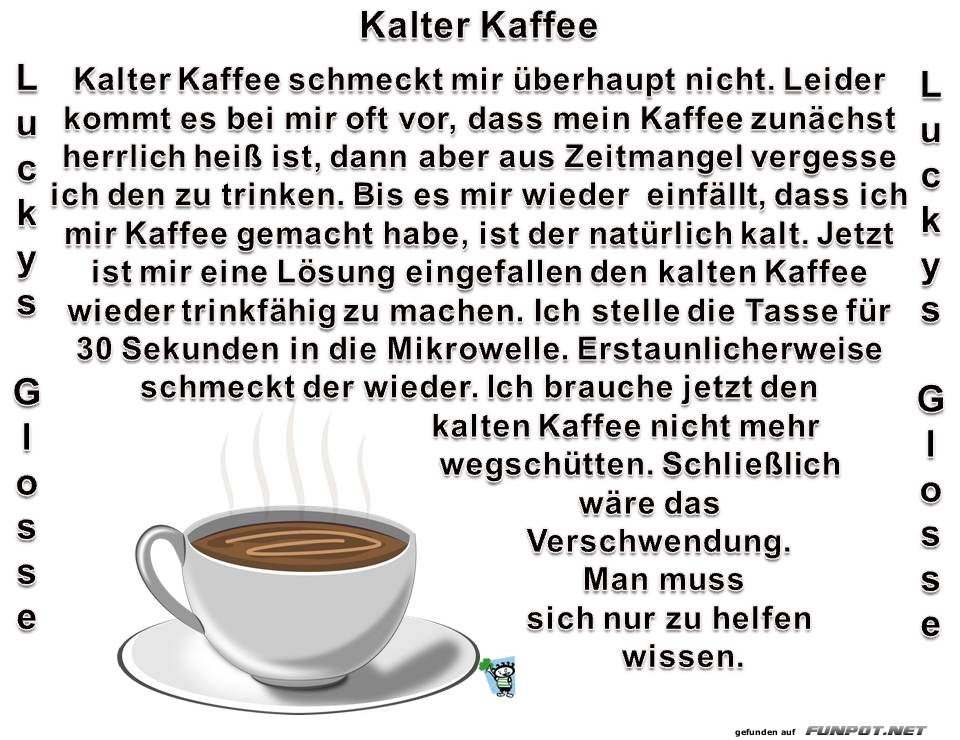 Kalter Kaffee