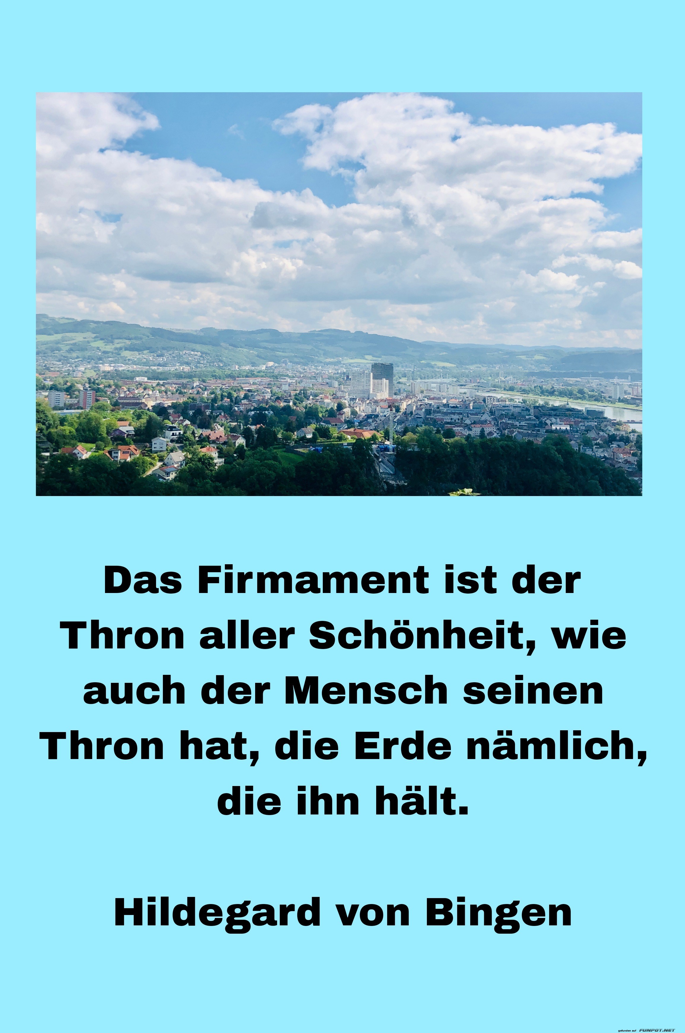 das firmament ist der thron