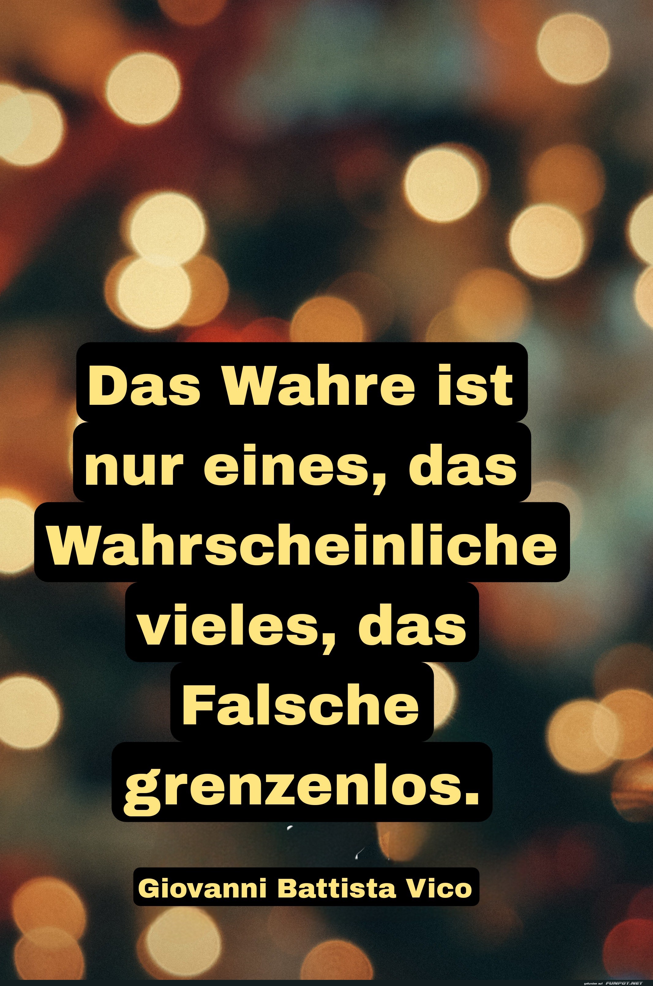 das wahre ist