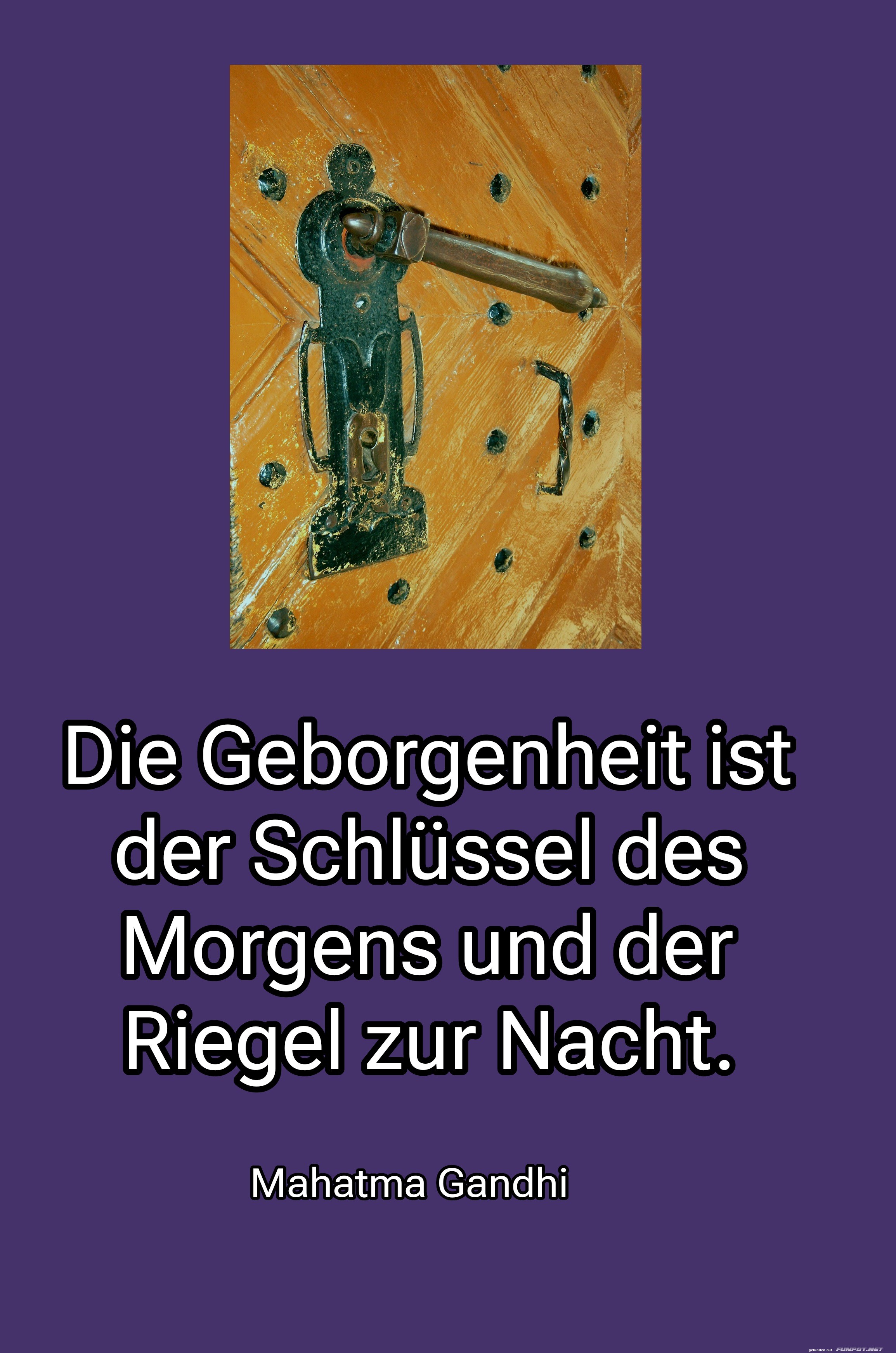 die Geborgenheit ist der schlssel