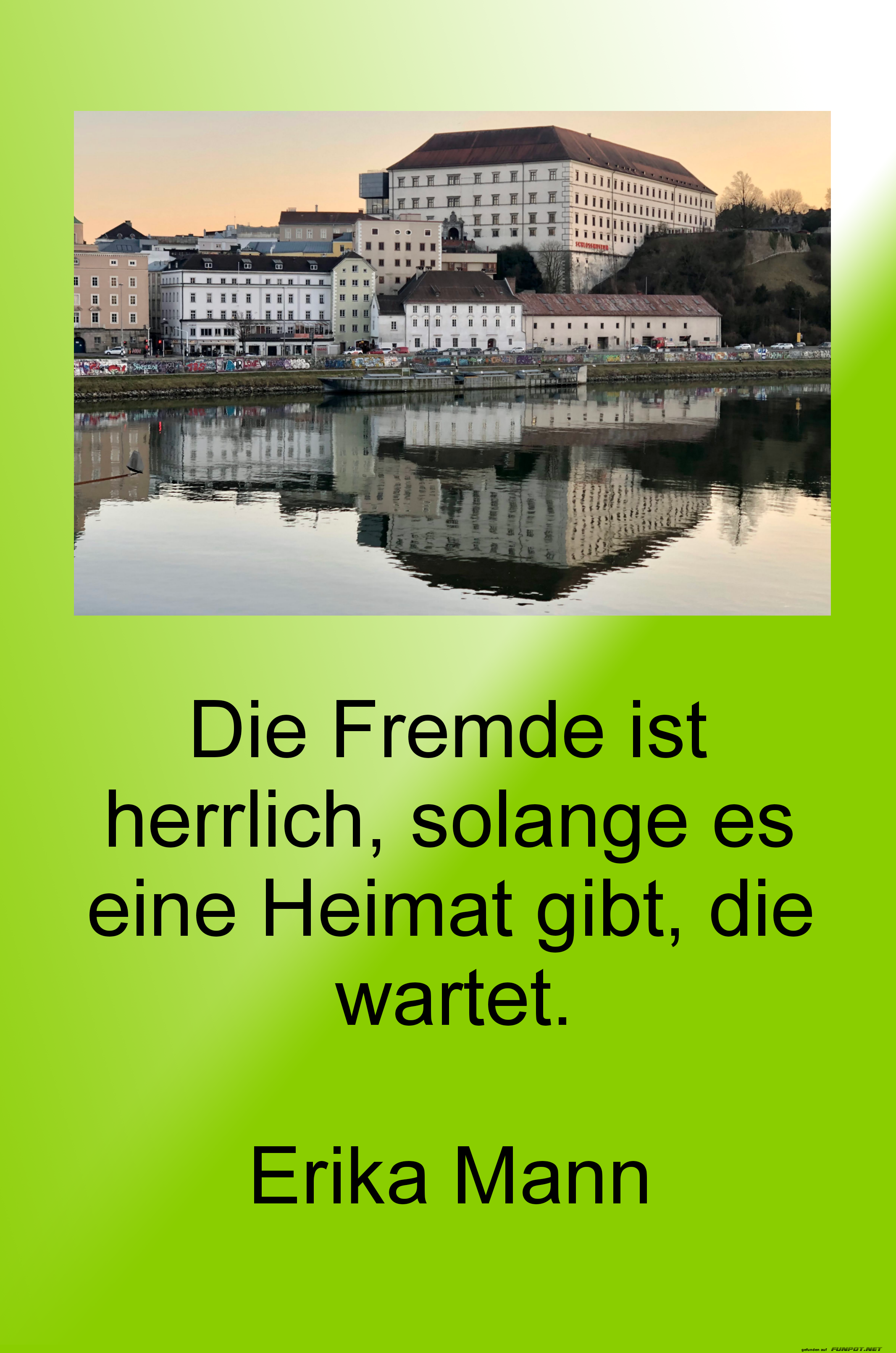 die fremde ist herrlich