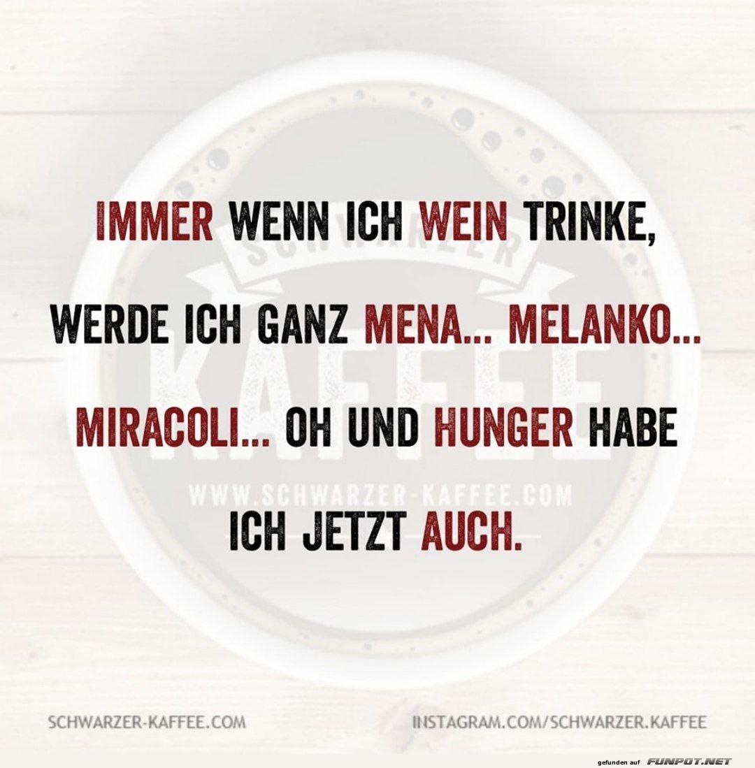 Hunger habe ich auch