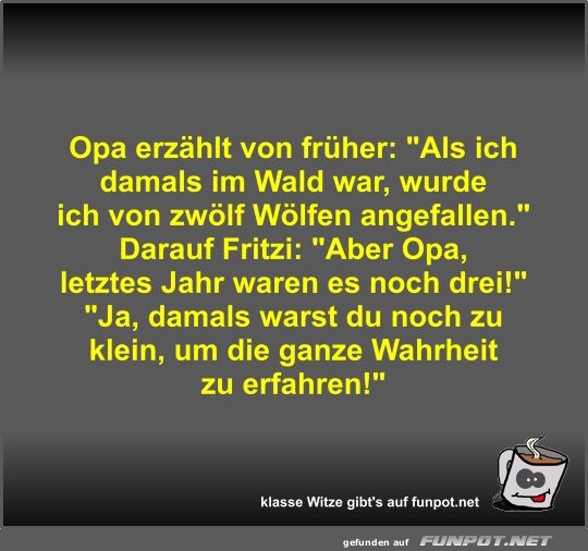 Opa erzhlt von frher