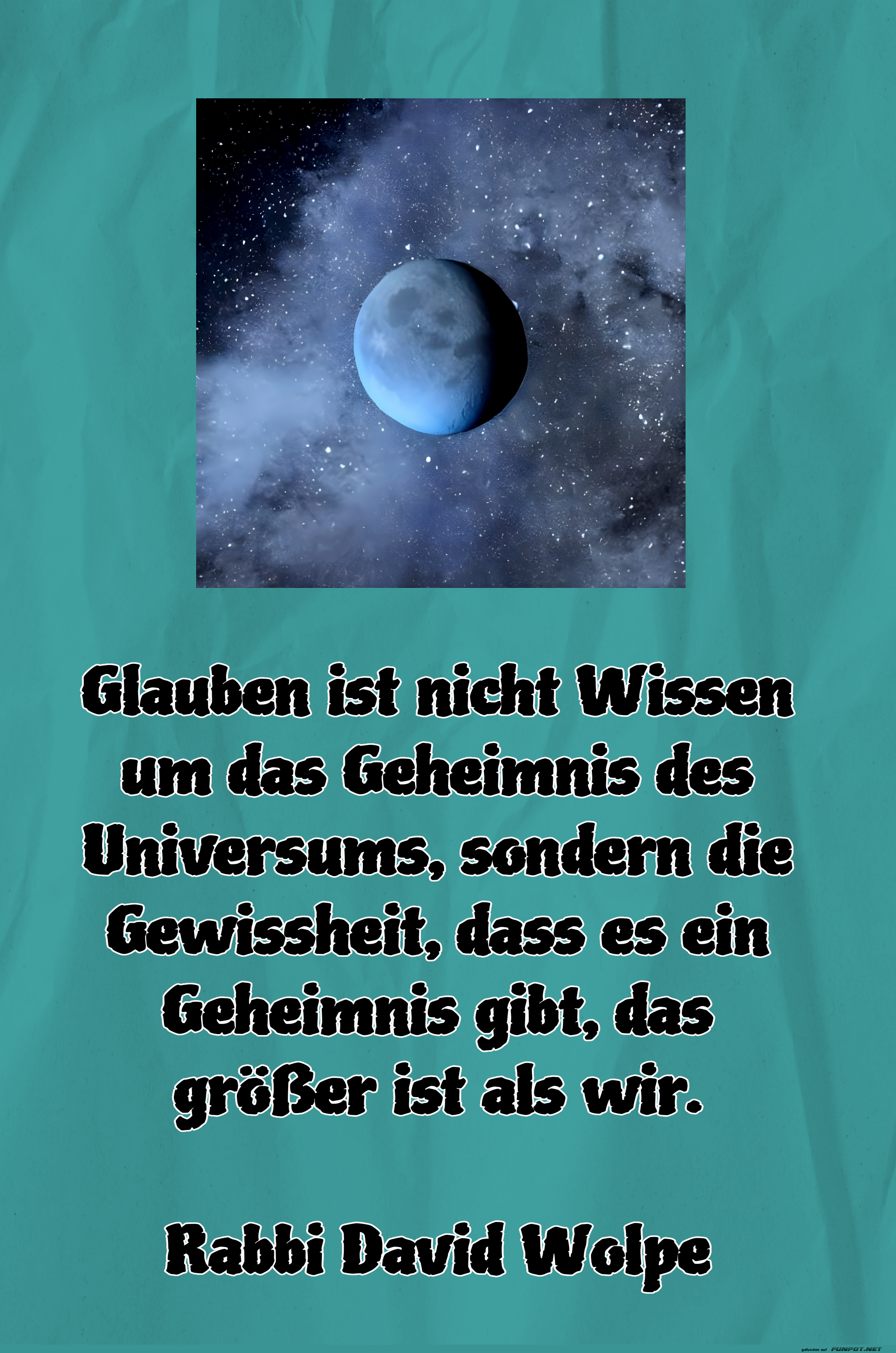 glauben ist nicht wissen