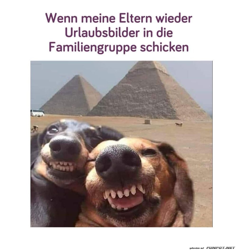 Urlaubsbilder von den Eltern