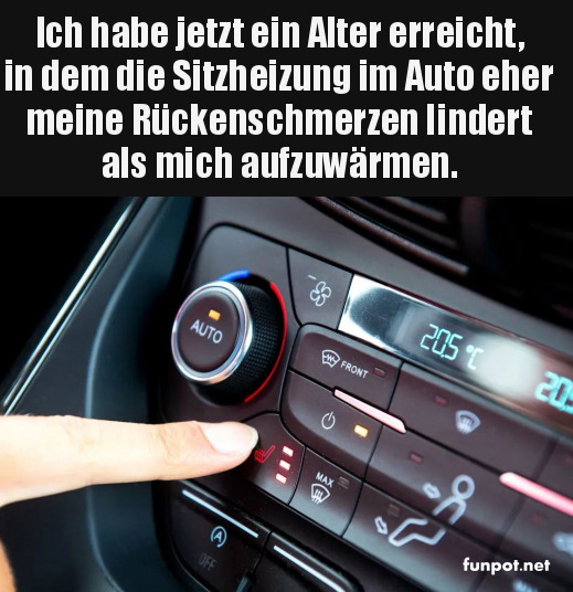 die Sitzheizung