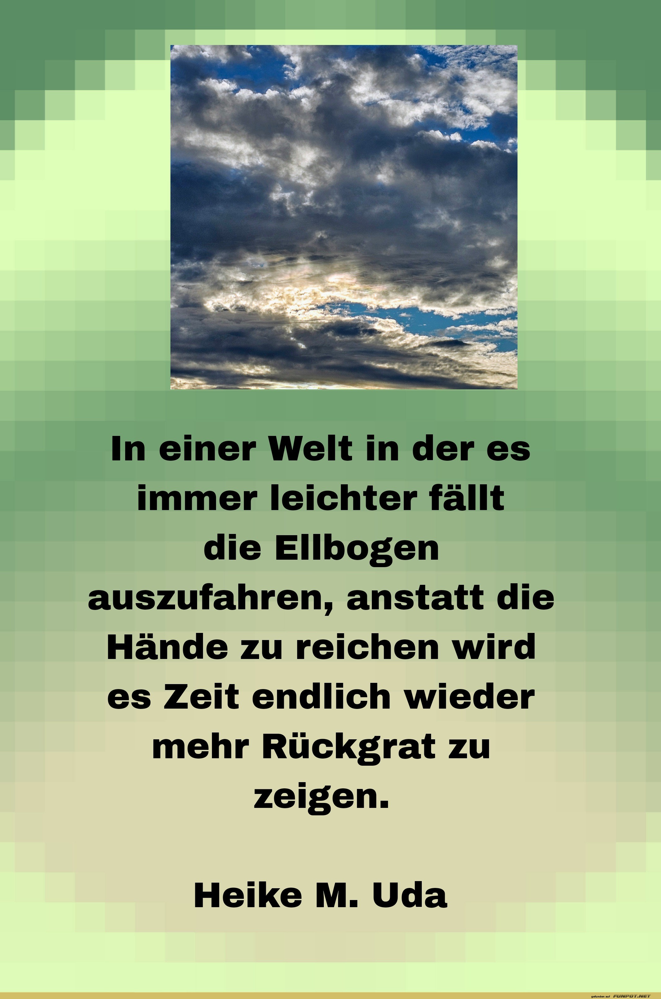 in einer welt in der es