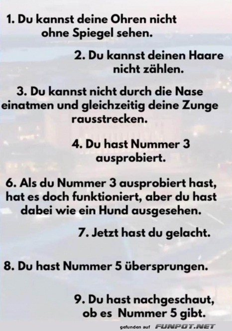 Das ist lustig