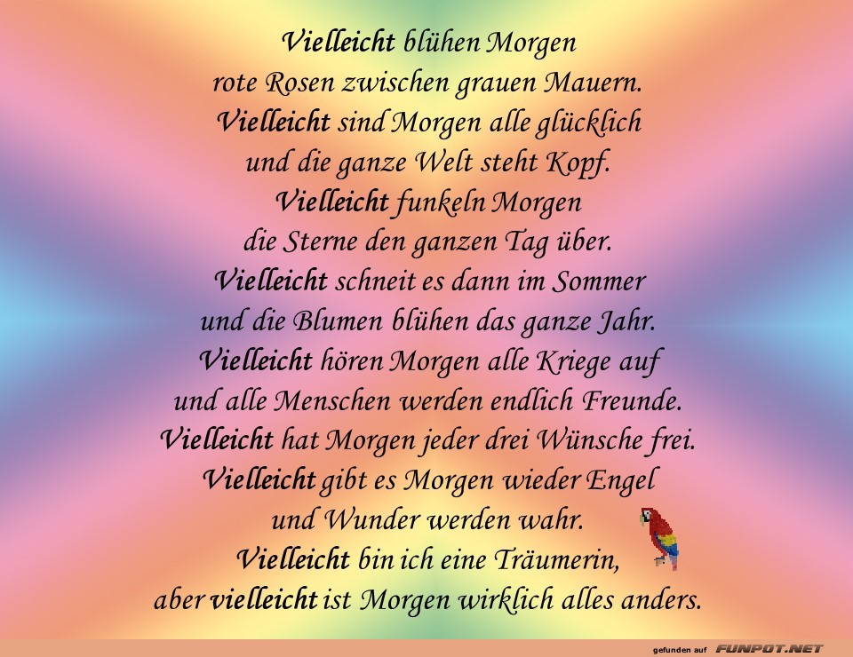 Vielleicht ist Morgen alles anders