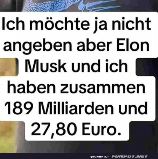 Ich will ja nicht angeben