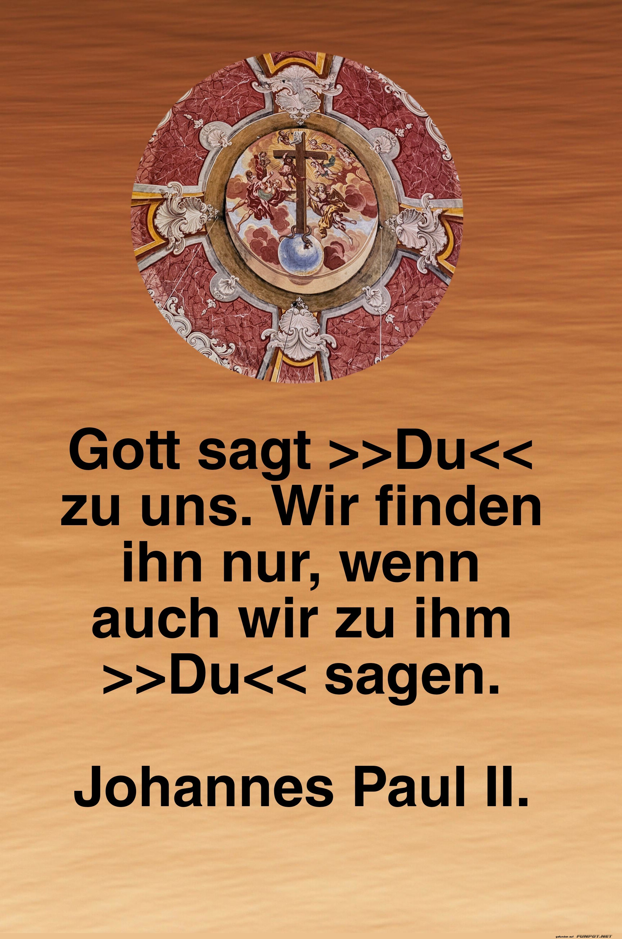 gott sagt du zu uns