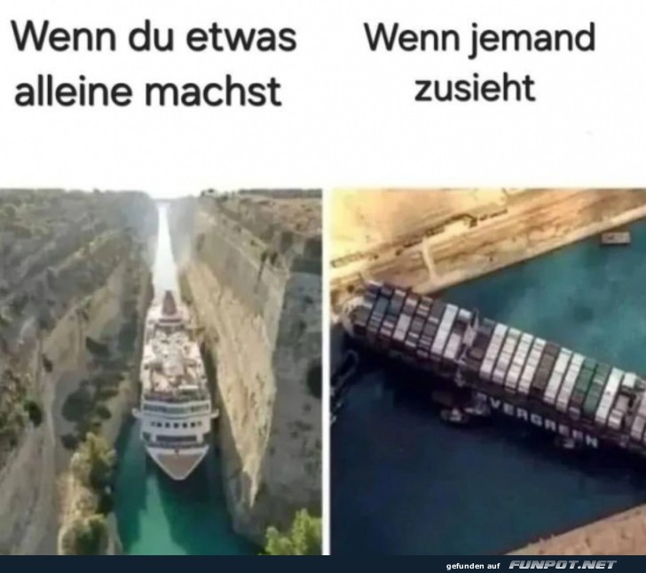 Wenn jemand zusieht