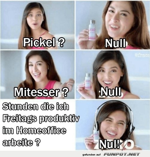 Freitags im Home Office Freitags im Home Office