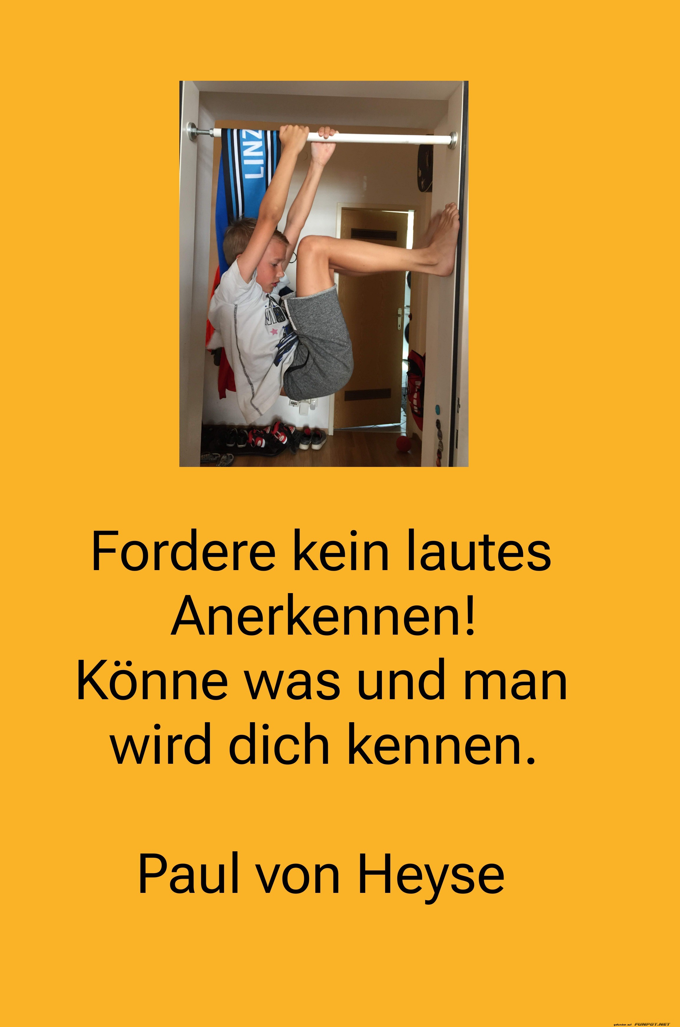 fordere kein lautes anerkennen