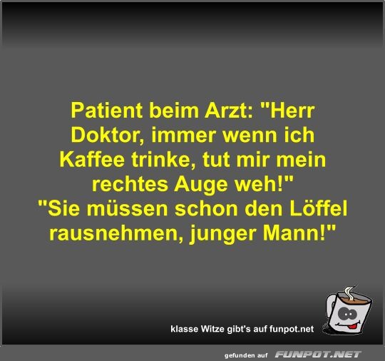 Patient beim Arzt