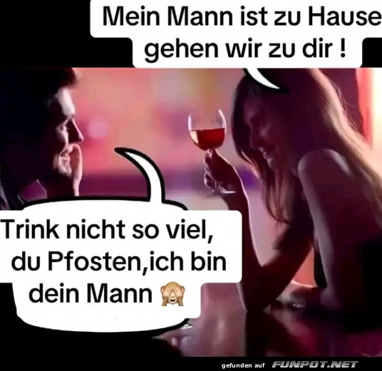 Mein Mann ist zuhause