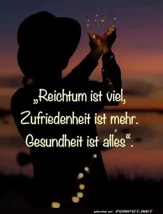 Gesundheit ist alles