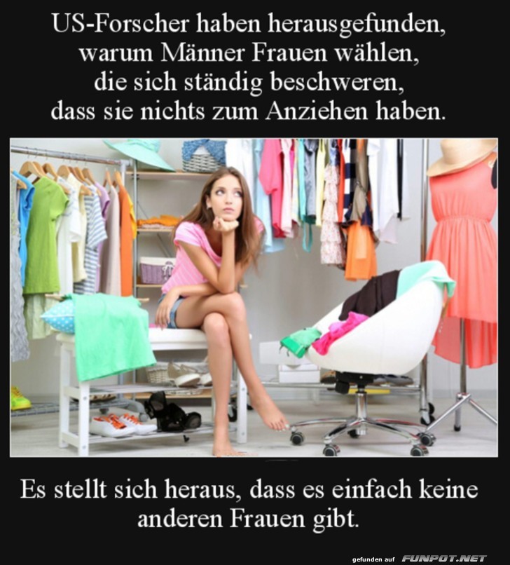 Frauen und Klamotten